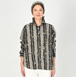 Khadi Saponaria Flower 908 Ocean Petit-collar Shirt - 45R by 45rpm studio
