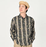 Khadi Saponaria Flower 908 Ocean Petit-collar Shirt - 45R by 45rpm studio