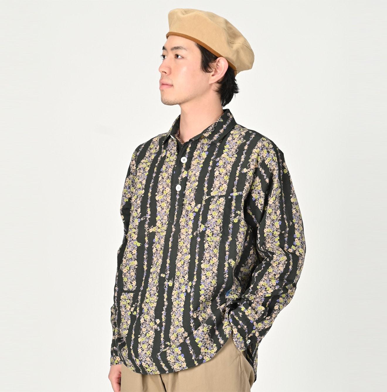Khadi Saponaria Flower 908 Ocean Petit-collar Shirt - 45R by 45rpm studio - Image 7