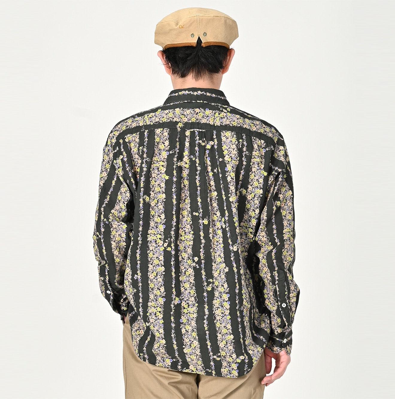 Khadi Saponaria Flower 908 Ocean Petit-collar Shirt - 45R by 45rpm studio - Image 8