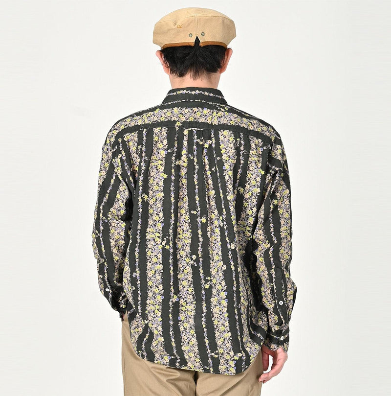 Khadi Saponaria Flower 908 Ocean Petit-collar Shirt - 45R by 45rpm studio - Image 8