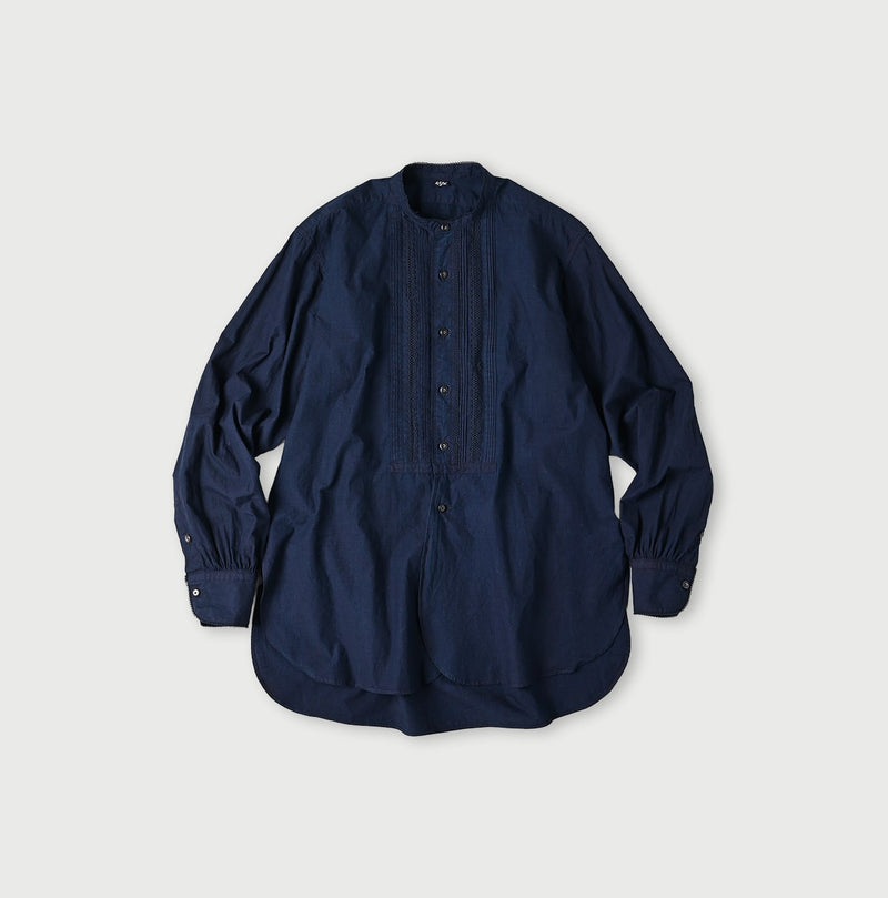 45R Indigo Batiste Lace 908 Bigoogoo Shirt - Image 1