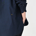 45R Indigo Batiste Lace 908 Bigoogoo Shirt