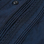45R Indigo Batiste Lace 908 Bigoogoo Shirt