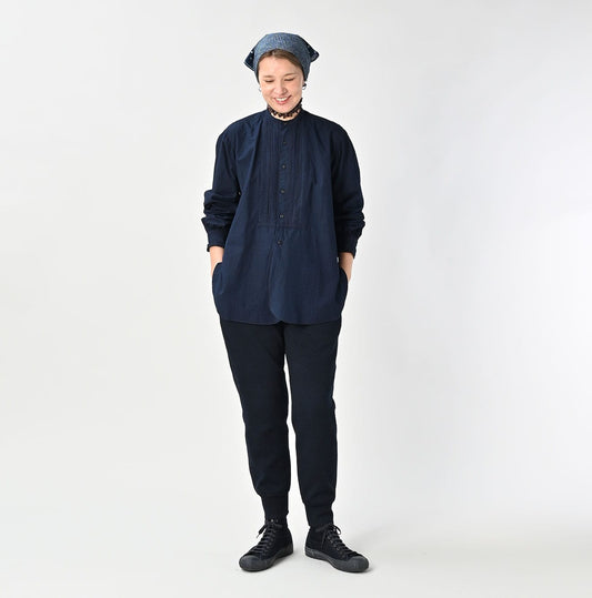 45R Indigo Batiste Lace 908 Bigoogoo Shirt