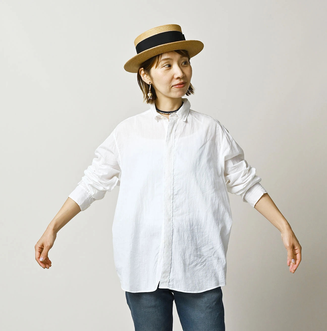 45R Khadi 908 Ocean Lace Shirt - Image 4