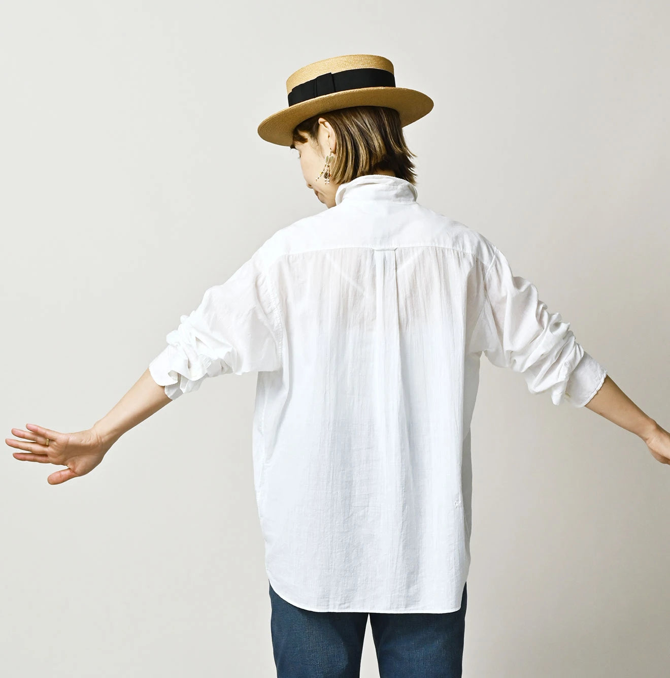 45R Khadi 908 Ocean Lace Shirt - Image 6