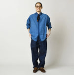 45R Light Ai Indigo Khadi 908 Ocean Lace Shirt