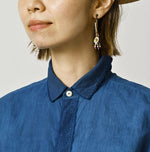 45R Light Ai Indigo Khadi 908 Ocean Lace Shirt