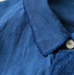 45R Light Ai Indigo Khadi 908 Ocean Lace Shirt