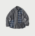 45R Ai Indigo Flannel Mix 908 Ocean Shirt