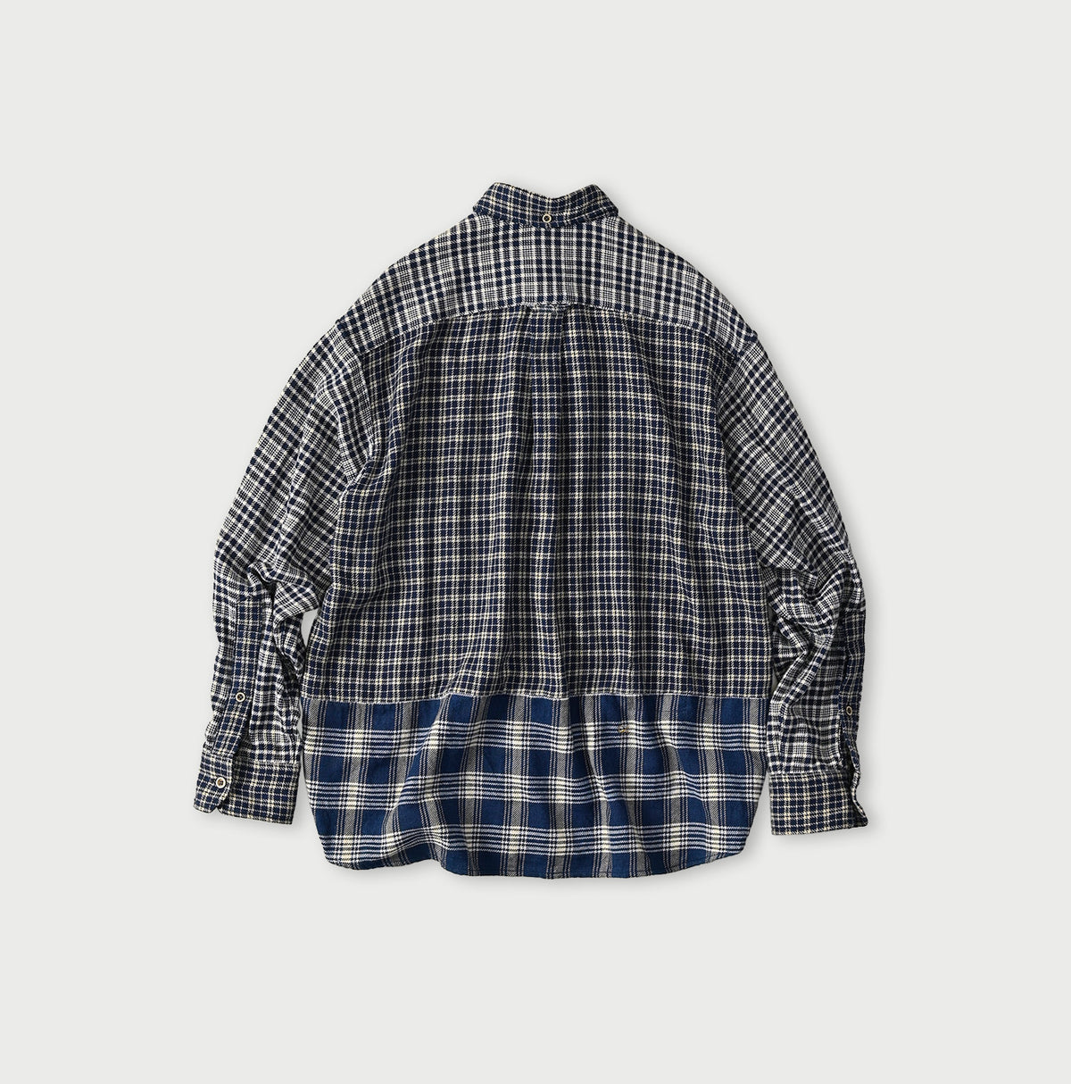 45R Ai Indigo Flannel Mix 908 Ocean Shirt