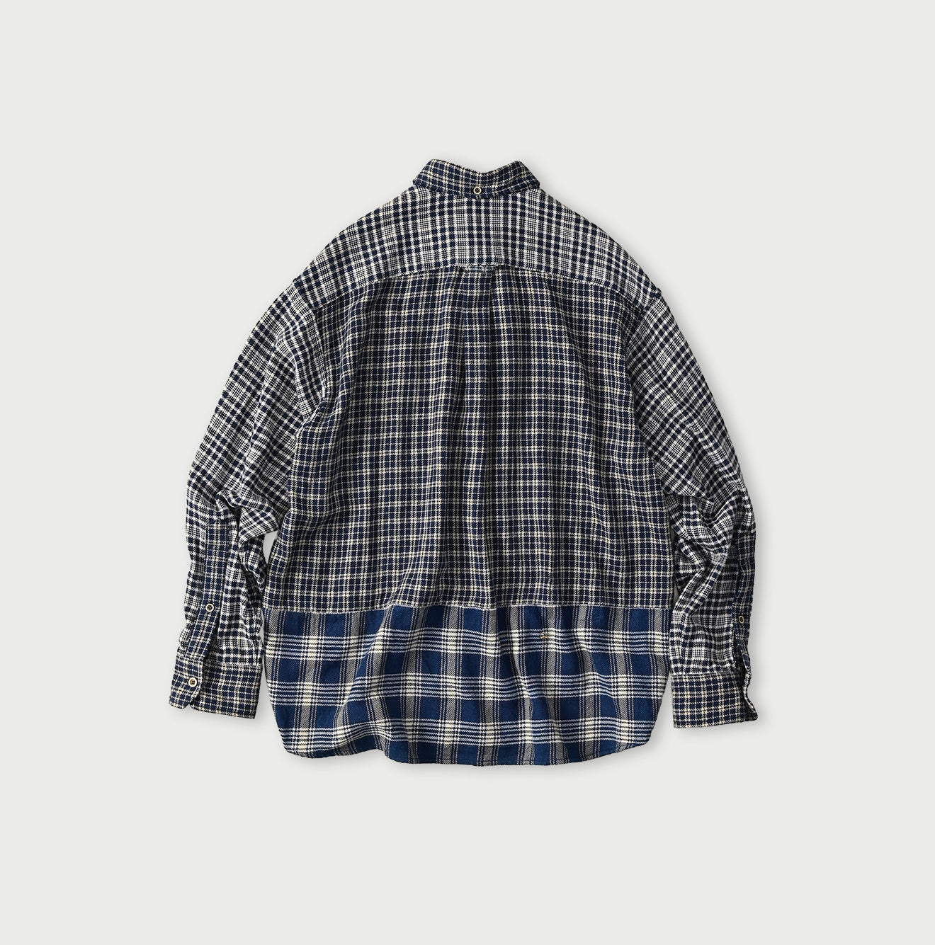 45R Ai Indigo Flannel Mix 908 Ocean Shirt - Image 17