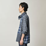 45R Ai Indigo Flannel Mix 908 Ocean Shirt