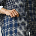 45R Ai Indigo Flannel Mix 908 Ocean Shirt