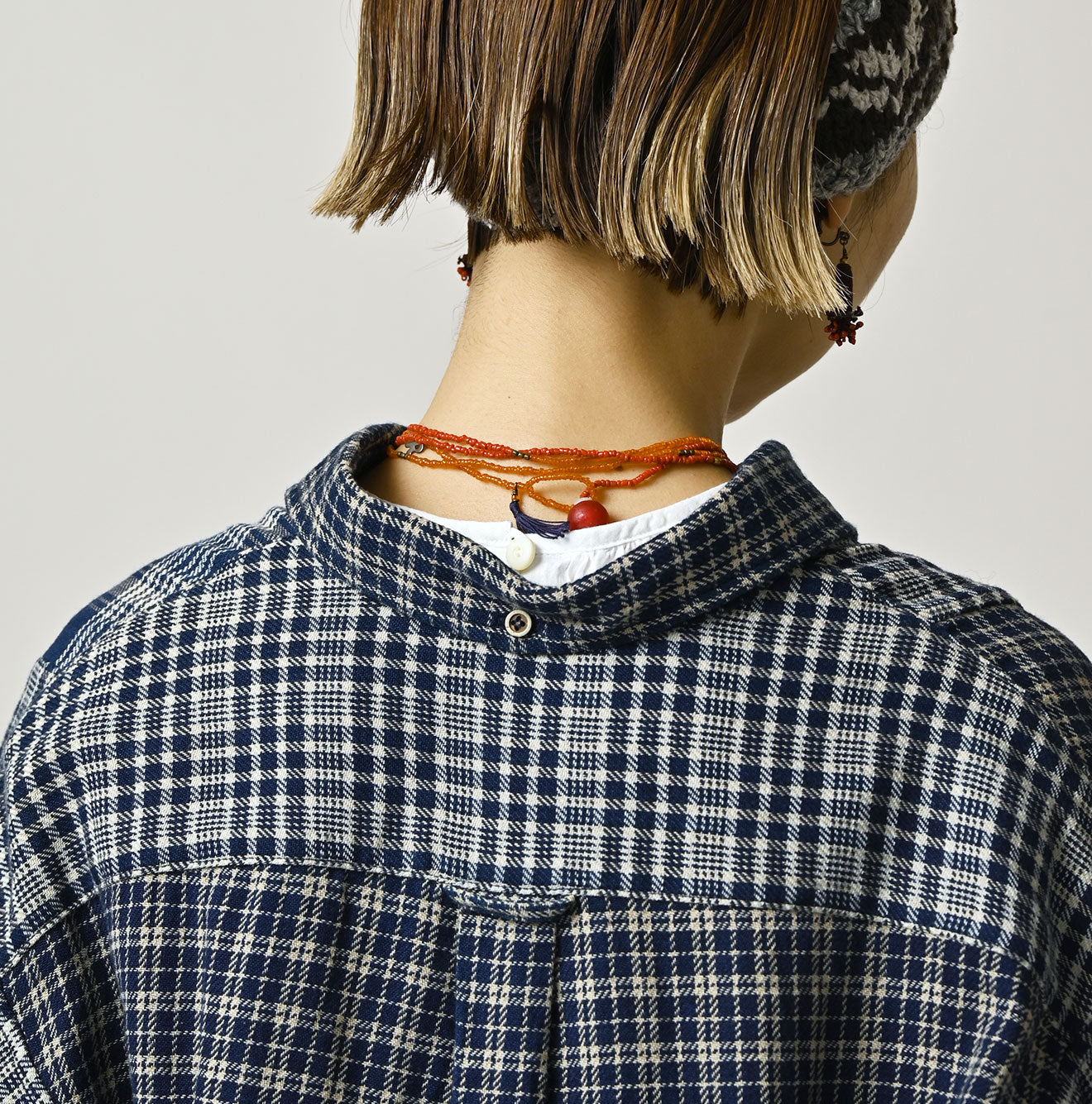 45R Ai Indigo Flannel Mix 908 Ocean Shirt - Image 15