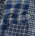 45R Ai Indigo Flannel Mix 908 Ocean Shirt
