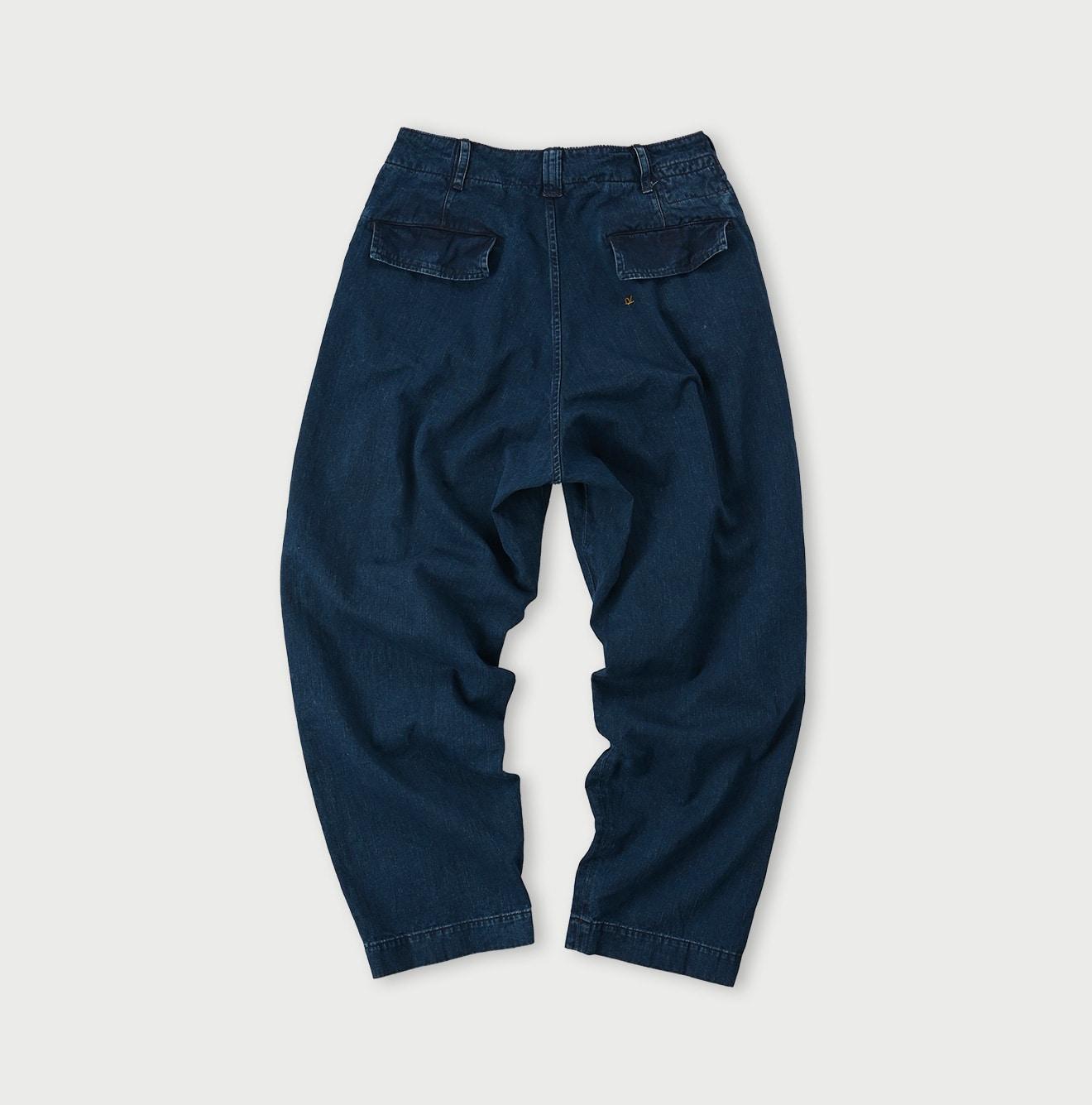 Indigo Okome Chino 908 Chigo Pants Distressed - 45R by 45rpm studio - Image 10