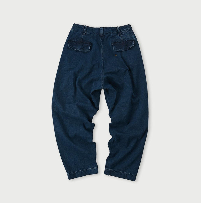 Indigo Okome Chino 908 Chigo Pants Distressed - 45R by 45rpm studio - Image 10