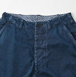 Indigo Okome Chino 908 Chigo Pants Distressed - 45R by 45rpm studio