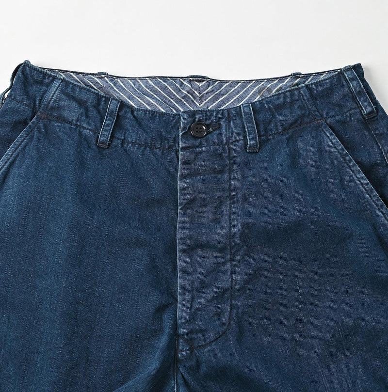 Indigo Okome Chino 908 Chigo Pants Distressed - 45R by 45rpm studio - Image 11