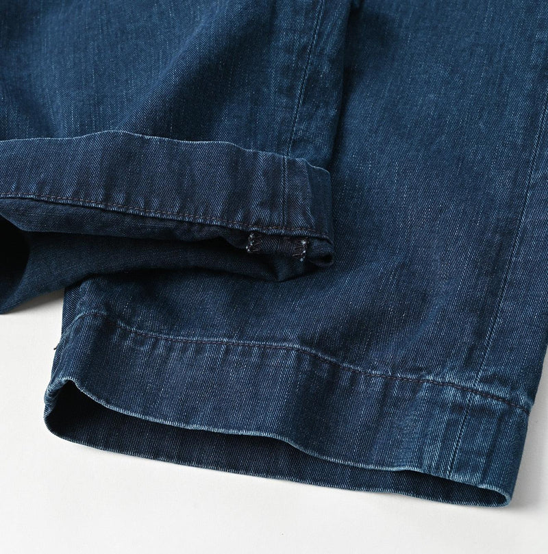 Indigo Okome Chino 908 Chigo Pants Distressed - 45R by 45rpm studio - Image 15