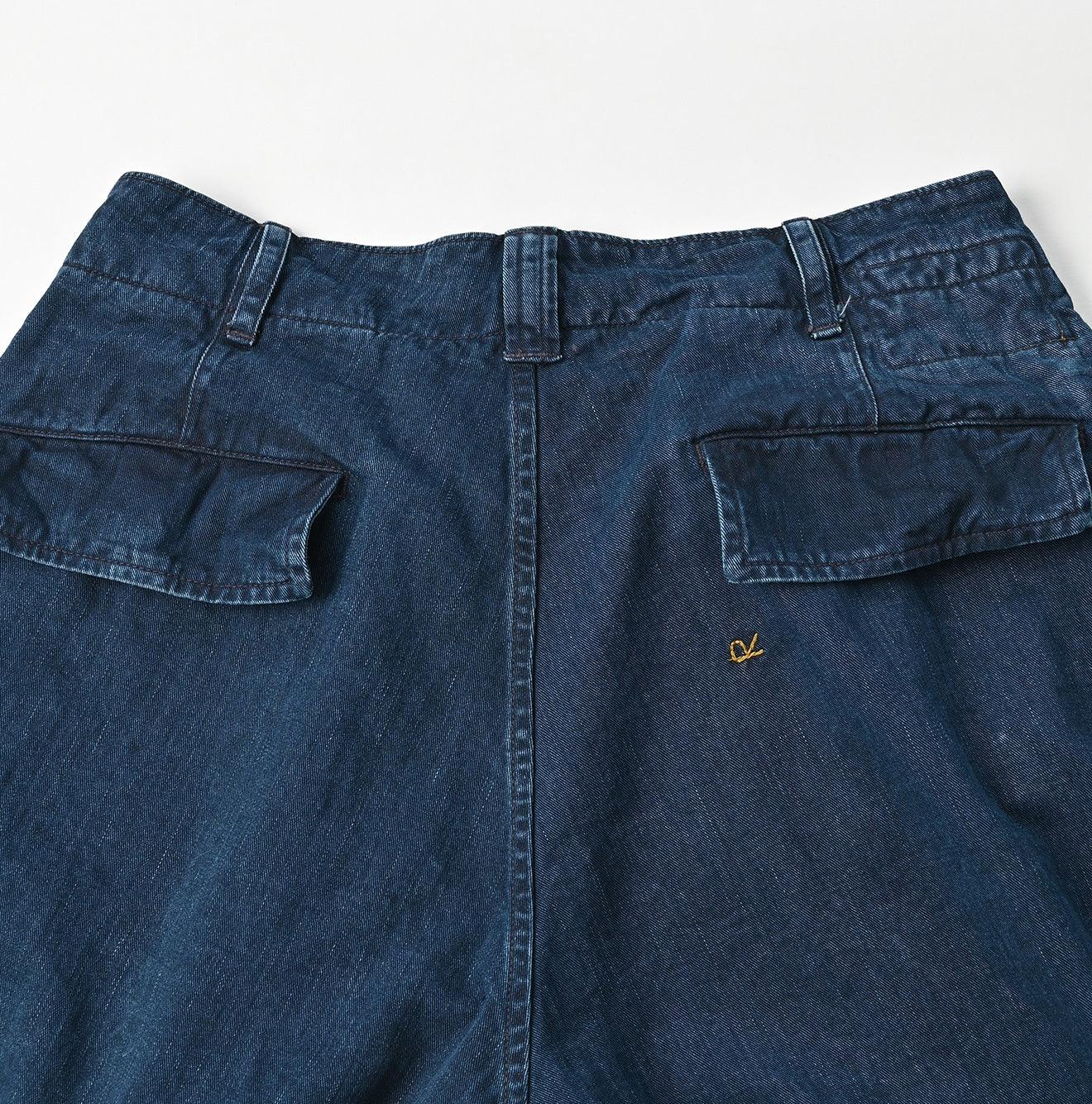 Indigo Okome Chino 908 Chigo Pants Distressed - 45R by 45rpm studio - Image 16