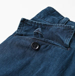 Indigo Okome Chino 908 Chigo Pants Distressed - 45R by 45rpm studio