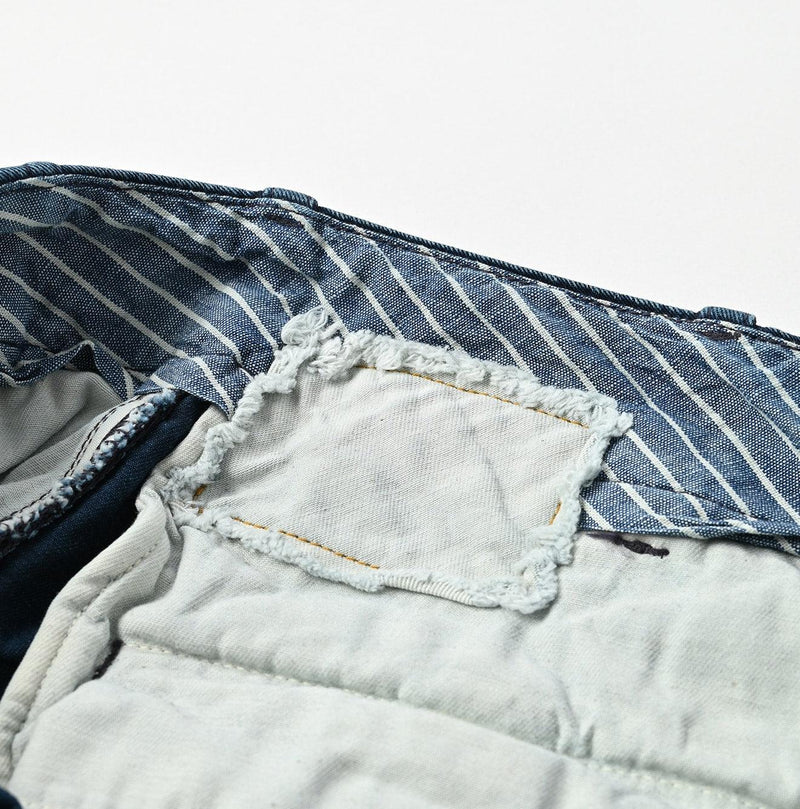 Indigo Okome Chino 908 Chigo Pants Distressed - 45R by 45rpm studio - Image 19