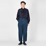 Indigo Okome Chino 908 Chigo Pants Distressed - 45R by 45rpm studio