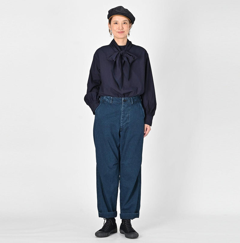 Indigo Okome Chino 908 Chigo Pants Distressed - 45R by 45rpm studio - Image 9
