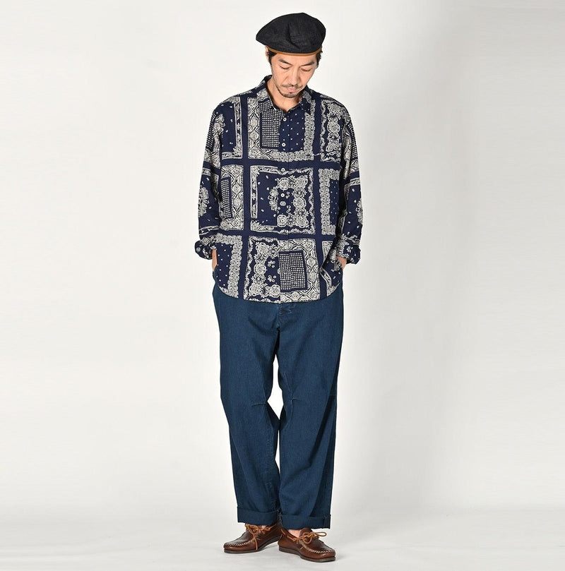 Indigo Okome Chino 908 Chigo Pants Distressed - 45R by 45rpm studio - Image 5