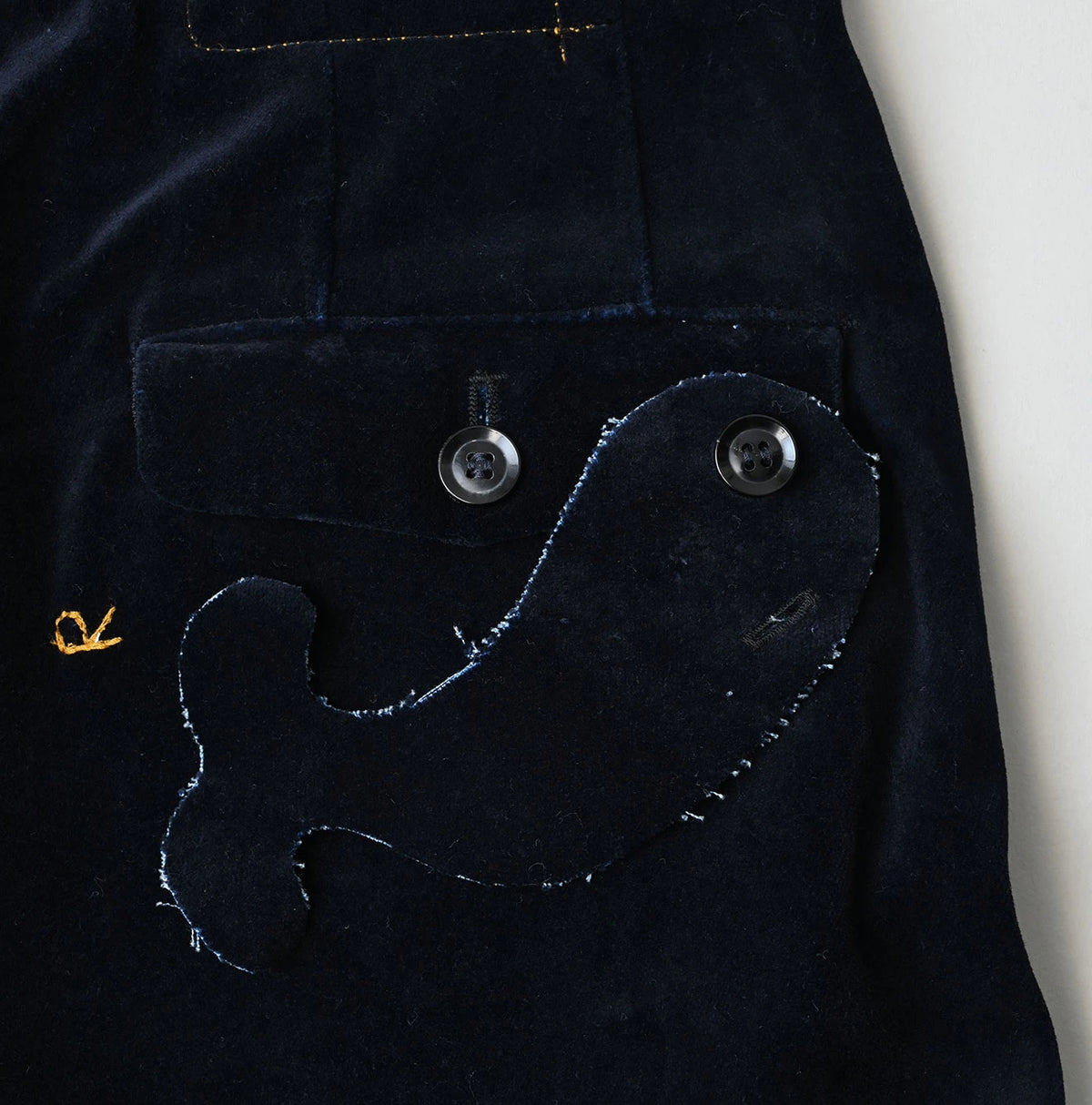 45R Indigo Velvet 908 Nimes Pants