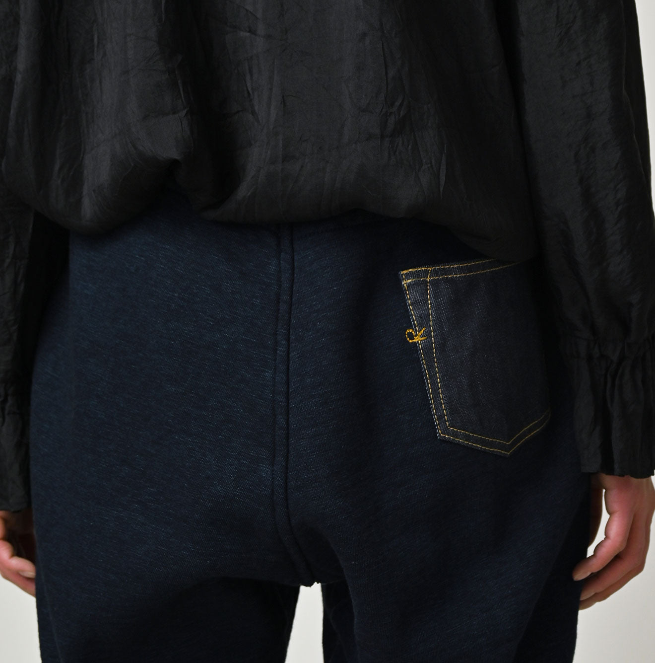 45R Indigo Hokkaido Cotton Fleece 908 Jodhpurs - Image 15