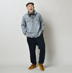 45R Indigo Hokkaido Cotton Fleece 908 Jodhpurs