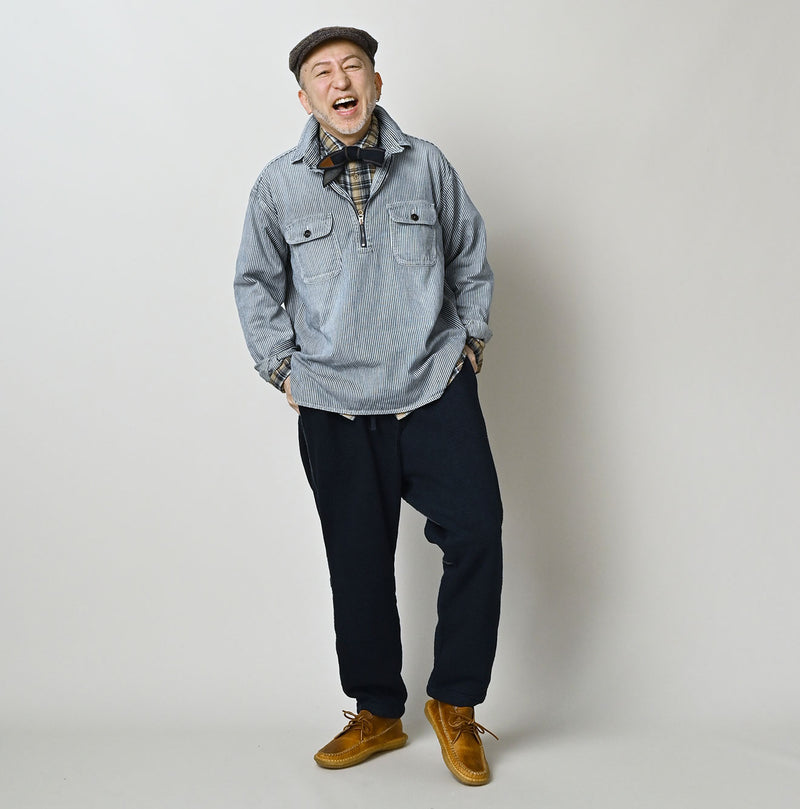 45R Indigo Hokkaido Cotton Fleece 908 Jodhpurs - Image 4