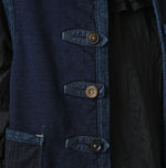 45R Indigo Iroiro Patchwork 908 8 Knot Binder Vest
