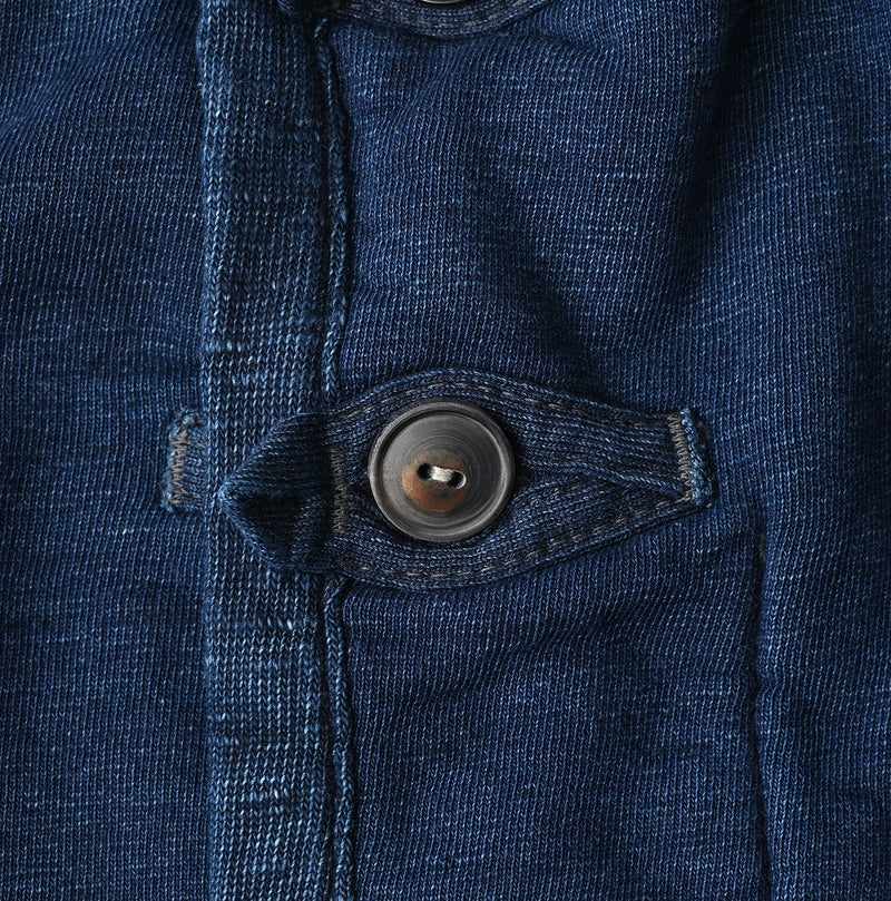 45R Indigo Iroiro Patchwork 908 8 Knot Binder Vest - Image 19
