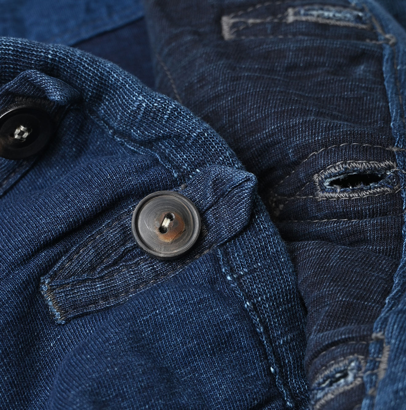 45R Indigo Iroiro Patchwork 908 8 Knot Binder Vest - Image 20