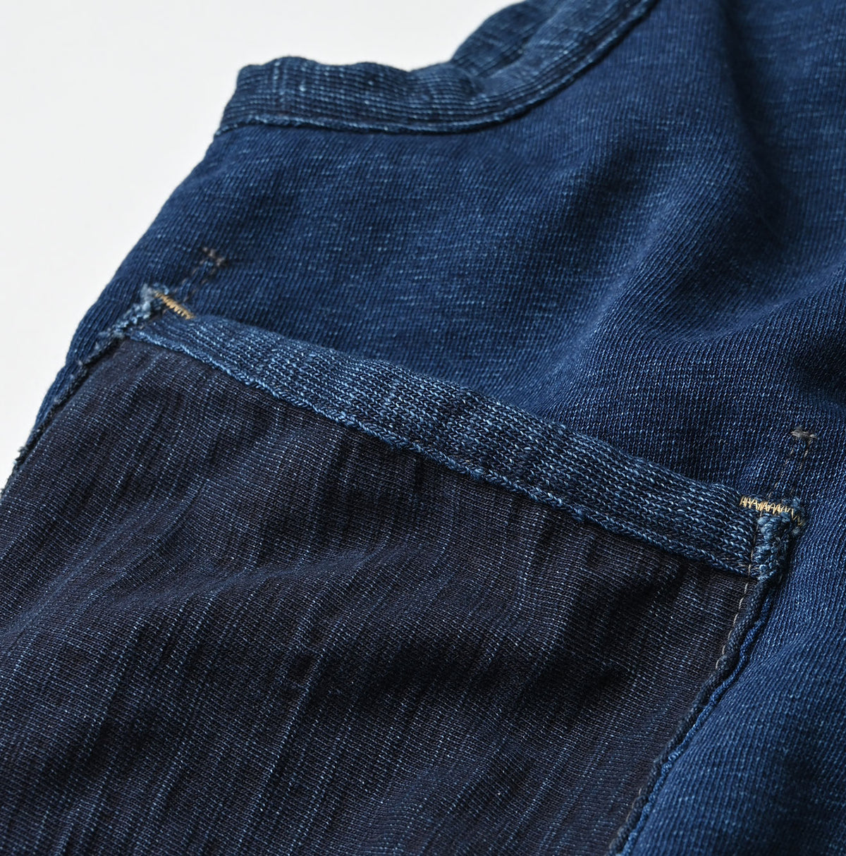 45R Indigo Iroiro Patchwork 908 8 Knot Binder Vest