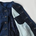 45R Indigo Iroiro Patchwork 908 8 Knot Binder Vest