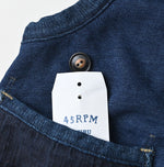 45R Indigo Iroiro Patchwork 908 8 Knot Binder Vest