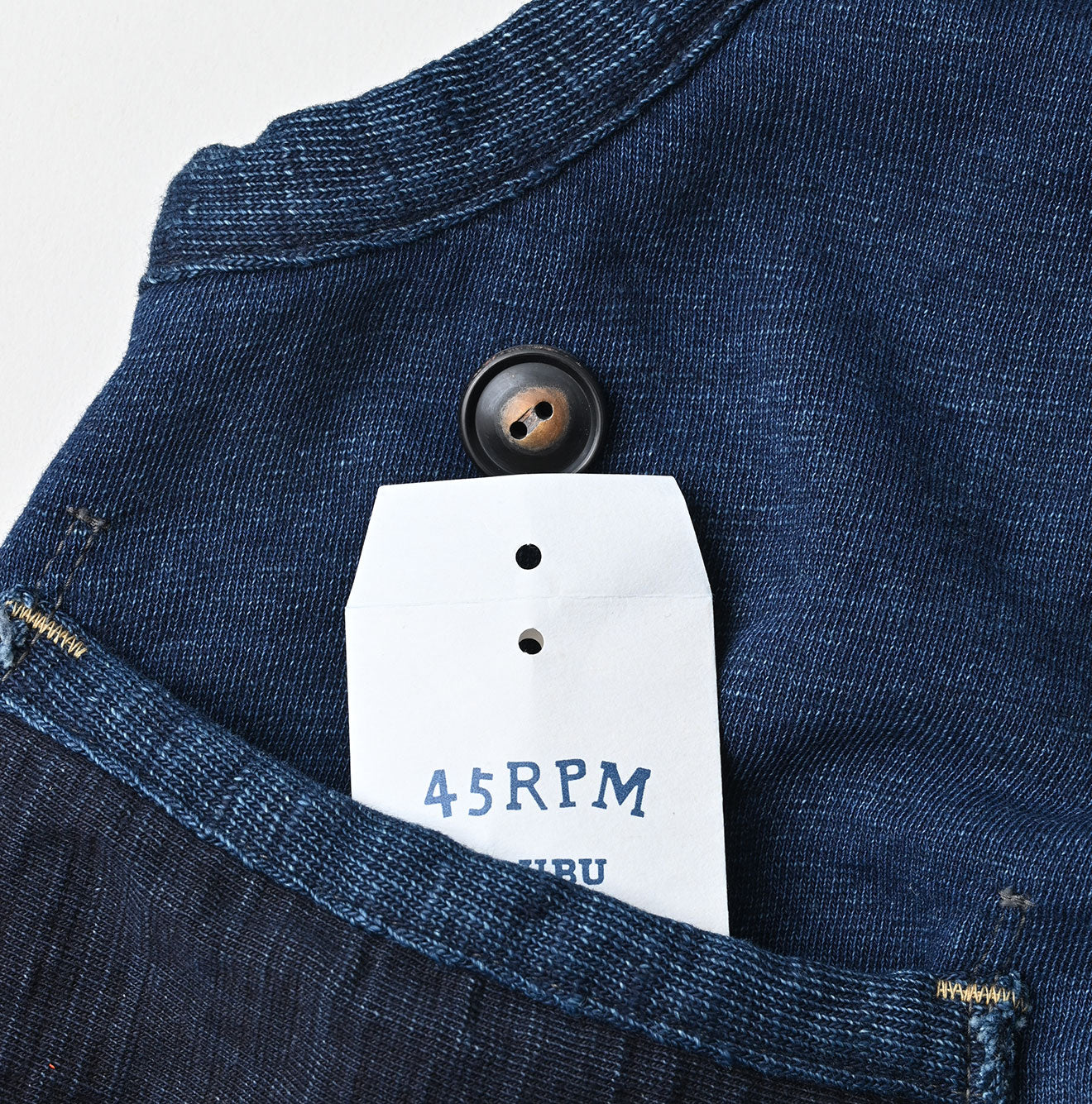 45R Indigo Iroiro Patchwork 908 8 Knot Binder Vest