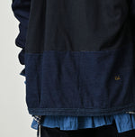 45R Indigo Iroiro Patchwork 908 8 Knot Binder Cardigan