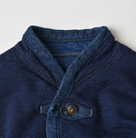 45R Indigo Iroiro Patchwork 908 8 Knot Binder Cardigan