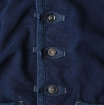 45R Indigo Iroiro Patchwork 908 8 Knot Binder Cardigan