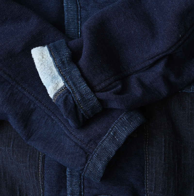 45R Indigo Iroiro Patchwork 908 8 Knot Binder Cardigan - Image 20
