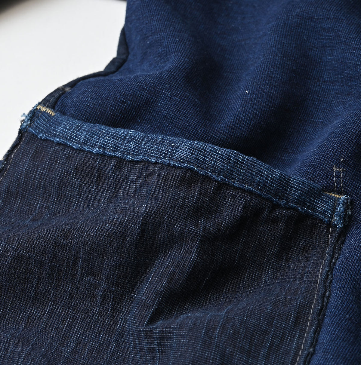 45R Indigo Iroiro Patchwork 908 8 Knot Binder Cardigan