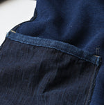 45R Indigo Iroiro Patchwork 908 8 Knot Binder Cardigan