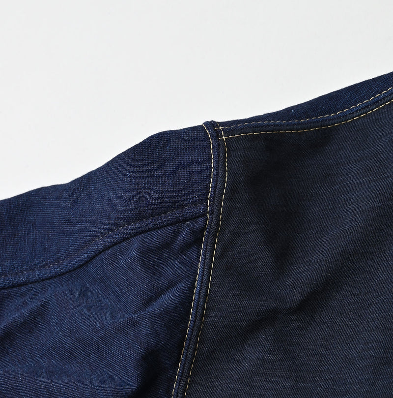 45R Indigo Iroiro Patchwork 908 8 Knot Binder Cardigan - Image 24